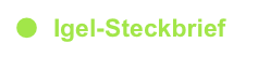 ●	Igel-Steckbrief